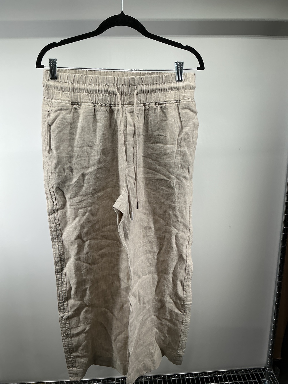100% European Linen Wide Leg Pants - 28"